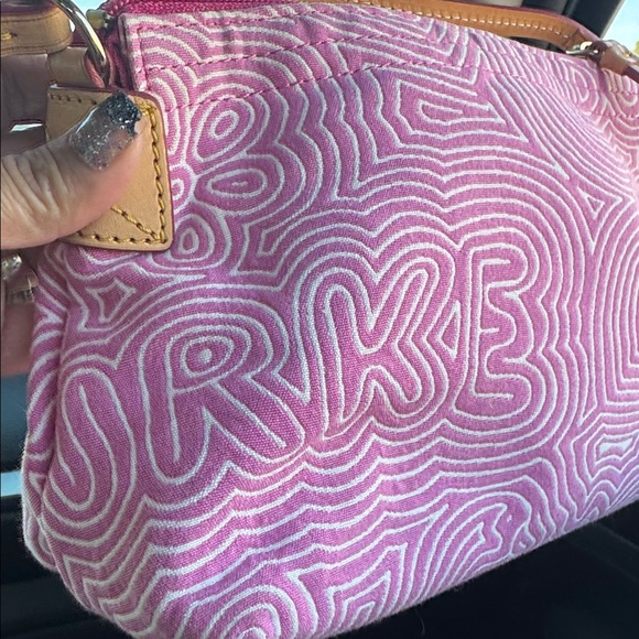 Dooney & Bourke Pink Embroidered Clutch - Picture 12 of 14